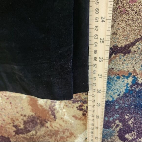 Talbots Classic Side Zip Stretch Cotton Ankle Pants Black Size 8 - Picture 14 of 14